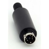 5 Pin Mini Din Erkek Konnektör