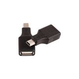 5 pin Mini USB Erkek to USB Dişi Adaptör - Mini Usb OTG