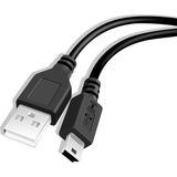 5 Pin Mini USB Kablo Mp3 Fotoğraf Makinesi Kamera HDD Harddisk Navigasyon Kablosu