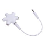 5 Port 3.5mm Kulaklık Çoklayıcı Splitter Kablo iPhone Samsung