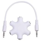 5 Port Kulaklık Çoklayıcı 3.5mm Stereo 5in1 Stereo Çoklayıcı Splitter