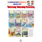 5 Renk Yayınları 4 .Sınıf Okumayı Sevdiren 10 lu Hikaye Seti -4 (64 sayfa)