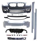 5 Serısı F10 2010-2017 İçin Uyumlu M5 Görünüm Body Kıt Sıs Yuvalı
