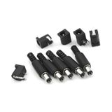 5 Set 2.1mm Dc Power Jak 5Ad Erkek Fiş + 5Ad Dişi Şase Soket Seti