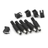 5 Set 2.5mm Dc Power Jak 5 Adet Erkek Fiş+5 Adet Dişi Şase Soket