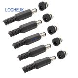 5 Set 2.5mm Erkek Jak Fiş +dc Vidalı Dişi Şase Power Jack Seti