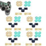 5 Sets Silicone Conductive Rubber Pads Replacement for Playstation 2 PS2 Controller Parts for DualSense 2 L1 R1 L2 R2 Adhesive Button Changing Keypad Repair Replacement Part Tool Kit(PS2)