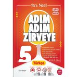 5. Sınıf Adım Adım Zirveye Türkçe Soru Bankası / Cafer Karaçam / Newton Yayınları / 9786057327901