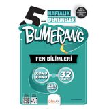 5.SINIF Bumerang 32 Haftalık Fen Bilimleri Denemeleri