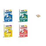 5. Sınıf Bumerang Matematik Fen Türkçe ve Sosyal Haftalık Denemeleri 4lü Set + Telefon Standı