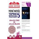 5.Sınıf Din Kültürü ve Ahlak Bilgisi Yeni Nesil Yaprak Testler