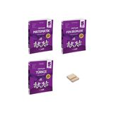 5. Sınıf Gizli Kuşak Matematik Fen Bilimleri ve Türkçe Değerlendirme Föyleri (Deneme) 3lü Set