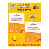 5.Sınıf Güncel Müfredat M-F(2 Kitap)%100 Yeni Maarif Müfredat 36 Hafta Deneme+Tablet Kalemi