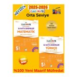 5.Sınıf Güncel Müfredat M-T(2 Kitap)%100 Yeni Maarif Müfredat 36 Hafta Deneme+Tablet Kalemi