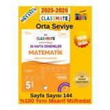 5.Sınıf Güncel Müfredat Matematik %100 Yeni Maarif Müfredat 36 Hafta Deneme+Tablet Kalemi