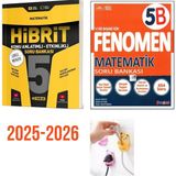 5.sınıf Hibrit Matematik Konu Anlatımlı + Fenomen 5b Matematik Soru Bankası Set Fiş Tutucu