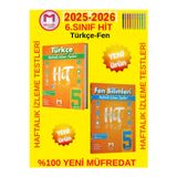 5.Sınıf Hit (T-F)2 Kitap %100 Maarif Müfredat Haftalık İzleme Testi Deneme Seti+Android Kalem