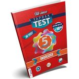 5. Sınıf İngilizce Yaprak Test - İlk Önce Yayıncılık