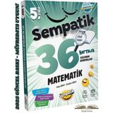 5.Sınıf Sempatik Matematik 36 Haftalık Kazanım Denemeleri