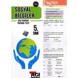 5. Sınıf Sosyal Bilgiler Çek Kopart Yaprak Test - kollektif