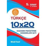 5.Sınıf Türkçe 10X20 Kazanım Denemeleri 2.Dönem Tudem Yayınları
