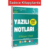 5. Sınıf Yazılı Notları 2. Dönem 1. Yazılı-Tonguç Akademi