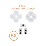 5 Takım Ps4 V1 Jds 001 011 Kollar İle Uyumlu İç Lastik Takımı