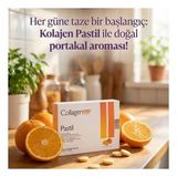 5 Tip Kolajen 2000mg X 30 Emilebilen Tablet, Biotin, A, C Vitamini, B12, Magnezyum, Portakal Aromalı
