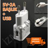 5 Volt 2 Amper Samsung Sony Htc Huawei Lg Venüs Uyumlu
