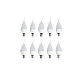 5 Watt E14 Duylu Kıvrık Led Buji Ampül Beyaz Işık Ct-4077 Ct4077blss 10 Adet HSPLİNM-3498