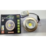 5 Watt Saten Kasa Cob Led Downlight Beyaz Işık Spot 10 Adet