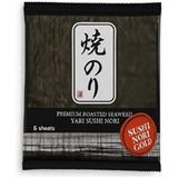 5 Yaprak Doğal Nori Sushi Yosunu Hızlı Hazırlanır Lezzetli Menşei: Premium Roasted Seaweed