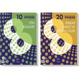 5 Yıldız Yayınları LGS 2023 Fen Bilimleri Inkılap Tarihi Deneme Seti (2 Kitap)