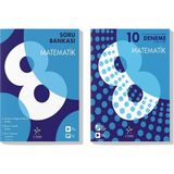 5 Yıldız Yayınları LGS 2023 Matematik Soru Bankası & Deneme Seti (2 Kitap)