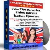 5 Yıldızlı İngilizce Eğitim Seti - Enine Boyuna Eğitim