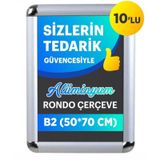 50 70 Alüminyum Rondo Çerçeve 10 Adet 50 x 70 CM