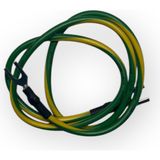 50 Adet 15CM U Uçlu Topraklama Kablosu Sarı Yeşil Nyaf Kablo 18AWG - RENK - Sarı - Yeşil