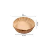 50 Adet 16X20cm Airfryer Pişirme Kağıdı Hava Fritözü Xiaomi Philips Yağsız Tefal Kumtel Mi Kağıt
