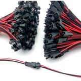 50 Adet 2 Pin Sm Jst 2p Kablolu Konnektor Dişi Erkek Takım 20cm
