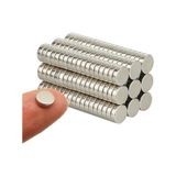 50 Adet 3 X 1,5 Mm Çap: 3 Mm, Kalınlık: 1,5 Mm Yuvarlak Neodyum Mıknatıs
