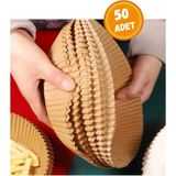50 Adet Airfryer Pişirme Kağıdı Hava Fritözü Xiaomi Yağsız Tefal Kumtel Mi
