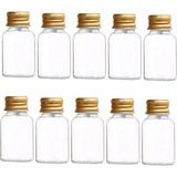 50 Adet Boş Gold Kapaklı Kolonya Şişesi Doldurulabilir Cep Plastik Parfüm Şişesi 30 ml