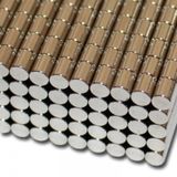 50 Adet Çap 4Mm X Kalınlık 4Mm Yuvarlak Güçlü Neodyum Mıknatıs