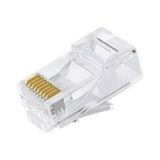 50 Adet Cat6 Konnektör Cat6 Jack RJ45 Başlık Cat 6 Başlık
