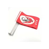 50 Adet Çubuklu Kağıt Atatürk Çıtalı Sopalı Ay Yıldız Baskılı Bayrak 13 X 20 cm