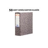50 Adet Geniş Karton Klasör Dosya Arşiv Klasörü Telgraf Klasör