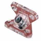 50 Adet Metali Plastik Açılı Kelebek Bağlantı Şeffaf Kırılmaz