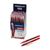 50 Adet Pensan Büro Kırmızı Tükenmez Kalem M-Medium - 1.0Mm Uç (Timya/Go1395) 204635