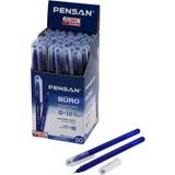 50 Adet Pensan Büro Mavi Tükenmez Kalem M-Medium - 1.0mm Uç