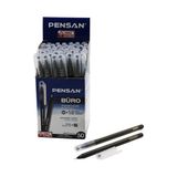 50 ADET PENSAN BÜRO SİYAH TÜKENMEZ KALEM M-MEDİUM - 1.0MM UÇ (5468)